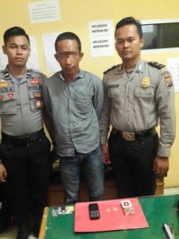 Sat Res Narkoba Pelres Pelalawan kembali Amankan Pelaku Narkotika Jenis Sabu