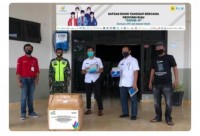 Peduli Dampak Covid-19, PT PLN Siak Serahkan Bantuan APD dan Masker ke Pemkab Siak