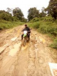 Jalan Rusak Parah, Harga TBS Warga Desa RBS-Kepenuhan Anjlok 