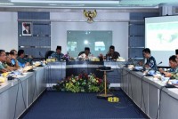 Rapat kerjasama terkait pemanfaatan lahan Pemda, dengan PT Palapa Ring Barat