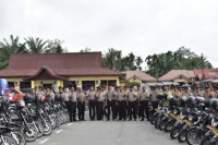 Bhabinkamtibmas dan Para Kanit Jajaran Polres Kampar Ikuti Arahan dan Pembinaan dari Kapolres