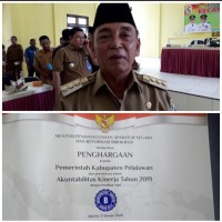  Kabupaten Pelalawan Menerima Penghargaan E-SAKIP Tahun 2020, Ini Penjelasan Bupati HM Harris