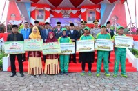 LPTQ Kabupaten Bengkalis Berikan Bantuan Pembinaan Kepada Qori-qori’ah Berprestasi