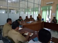 Danpos Koramil01/Bangkinang Hadiri Rapat Penertiban Pedagang Kaki Lima