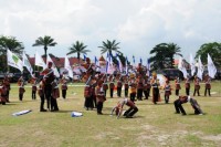 Penampilan Pocil Meriahkan Acara Kenaikan Polda Riau Tipe A