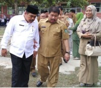 Kamis, Bupati Amril Hadiri Peresmian MTsN 4 Bengkalis di Kecamatan Bathin Solapan