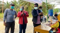 Ketua DPD PDI Perjuangan Riau Tinjau Posko Siaga Covid-19 di Desa-desa