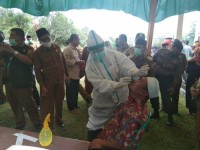 Wakili Bupati Heri Indra Sebagai Irup HUT PGRI ke 74 Di Mandau
