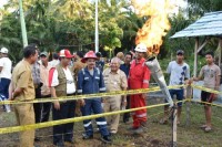 Semburan Gas Di Kecamatan Bantan Tidak Berbahaya