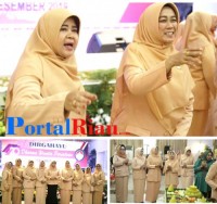 Rasidah Alfedri dan Rahimawati Hamzah Sampaikan Ucapan Tahniah Hari Jadi Dharma Wanita Persatuan  