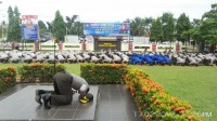 Kapolres Kampar Pimpin Sujud Syukur Saat Lepas Kepulangan Bko Polda Riau Usai Pam Pilkada