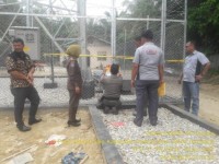 Lagi, Satpol PP Kampar Segel 2 Tower Menara Telekomunikasi Tak Kantongi Izin Didua Lokasi Berbeda