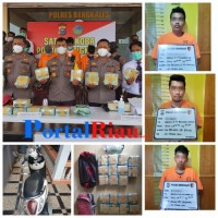 Luar Biasa Polres Bengkalis Gagalkan Peredaran 19 Kilogram Shabu Bersama 3 Tersangka