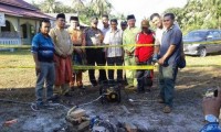 Sekretaris Daerah tinjau semburan gas di Desa Bantan Sari