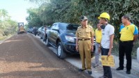 Bupati Harapkan Pengerjaan Ruas Jalan Kuala Cenaku - Rumbai Selesai Tepat Waktu 