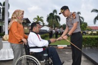 6 Anggota Salah Satu Alami Cacat, Terima Penghargaan dari Kapolres Kampar