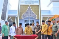 Bupati Siak Resmikan Mesjid masjid Abdul Djalil Rachmad syah Kec Lubuk Dalam