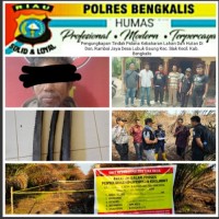Polres Bengkalis Ungkap TP Karlahut- Pelaku Pembakaran Lahan Ditetapkan Tersangka