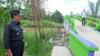 Bupati Inhil Tinjau Sejumlah Pembangunan Prasarana Publik di Kecamatan Reteh