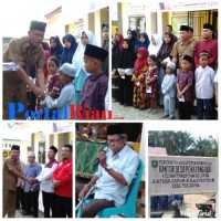 Pemerintah Desa Memberikan Bantuan Anak Yatim dan Gorim