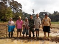Babinsa Sukamaju,  Ingin Program Tanaman Pangan Berjalan Sukses