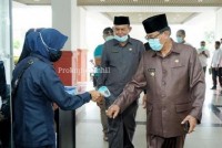 Bupati Inhil Hadiri Paripurna ke-17 Masa Persidangan III Tahun 2020