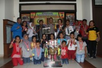  KAPOLRES PELALAWAN APRESIASI KARATEKA POLRES PELALAWAN RAIH JUARA UMUM SATU KEJUARAAN KARATE PIALA 