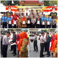 Kapolresta Pekanbaru Berikan Penghargaan kepada Personil Berprestasi dan Beberapa Intansi