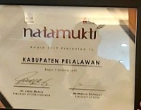 Pemkab Pelalawan Raih Penghargaan Natamukti dari ICSB Indonesia City Awards 2019.