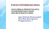 Di Duga Tak Transparan, Warga Desa Salo Timur Tebar Spanduk