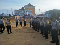 60 Personel Polres Pelalawan, Amankan Kunjungan kerja Menteri PMK Puan Maharani