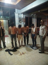 Lagi Fly Mabuk Lem, 4 Remaja di Amankan Ke Mako Satpol PP