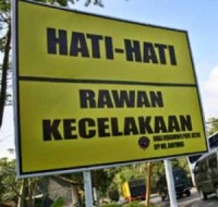 Jalan Provinsi di Batang Kumu Rawan Lakalantas