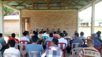 Babinsa Koramil 08/Tandun Menghadiri Rapat Pembentukan Lembaga Pemberdayaan Masyarakat Desa