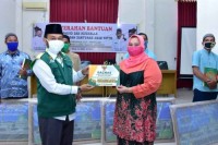 BAZNAS Kabupaten Bengkalis Salurkan Zakat  Rp 495 Juta Kepada  2.133 Mustahik Terdampak Covid-19