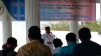 Hadiri Konferensi V PWI Rohil, Wabup Harapkan Kerjasama Dengan Media Tetap Dipertahankan