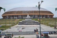 Hut KORPRI Ke-48, Seluruh Pegawai Pemprov Riau Apel Sekaligus Goro di Stadion Utama