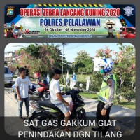 Satuan Lalu Lintas Polres Pelalawan Gelar Operasi Zebra Lancang Kuning 2020
