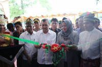 Bupati Syamsuar, Resmikan  Pasar Rakyat di Tualang Siak Sediakan Ruang Pojok Asi dan Mesin ATM