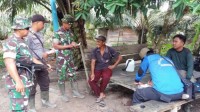 Koramil 04/Pangkalan Kuras Melaksanakan Patroli Gabungan Dan Operasi Yustisi Di Taman Nasional Tesso