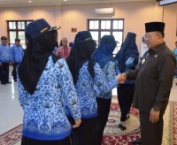 Bupati Soekirman Ambil Sumpah/Janji 128 PNS Sergai