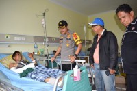 Sempat Diberitakan Butuh Uluran Tangan, Andi Radius Dikunjungi Kapolres Kampar