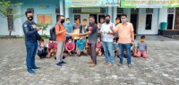 IWO Kampar Bagikan Masker di Panti Asuhan Putra Muhammadiyah Kampar