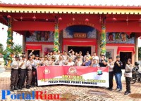 HUT Bhayangkara ke 73, Polsek Mandau Lakukan Giat Bhakti Religi di Beberapa Tempat Ibadah Di Duri