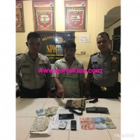 Polsek Pkl.Kuras Amankan Pelaku Judi Togel di Pelalawan 