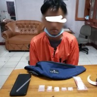 Unit Reskrim Polsek Mandau Tangkap  Bandar / Kurir Shabu Sudah Lama TO