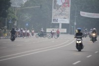 Pagi Ini Kabut Asap Pekat Landa Kabupaten Bengkalis