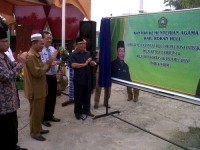 Kakanwil Kemenag Rohul Canangkan Zona Bebas Korupsi dan Bersih Melayani 