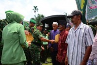 Tinjau Kondisi Korban Banjir, Danrem 031/Wirabima : 