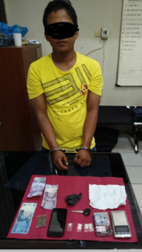 Warga Rumbio Jaya Bawa Shabu dan Ganja, ditangkap Polisi di Pulau Lawas Bangkinang